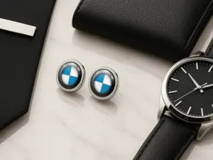 BMW Personalized Cufflinks Men Luxury Edition Gift Set Pro
